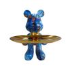 21cm Graffiti Bear Ornament Figurine Home Decoration Animal Statue Keys Storage Shelf Modern Room Sculpture Table Decor Gift