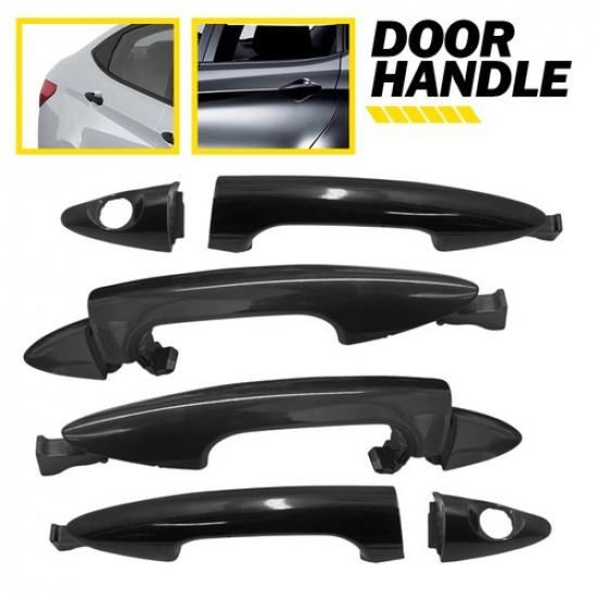 4X Exterior Handles Door Front+Rear Right For Left 2017 2016 Hyundai Accent LE