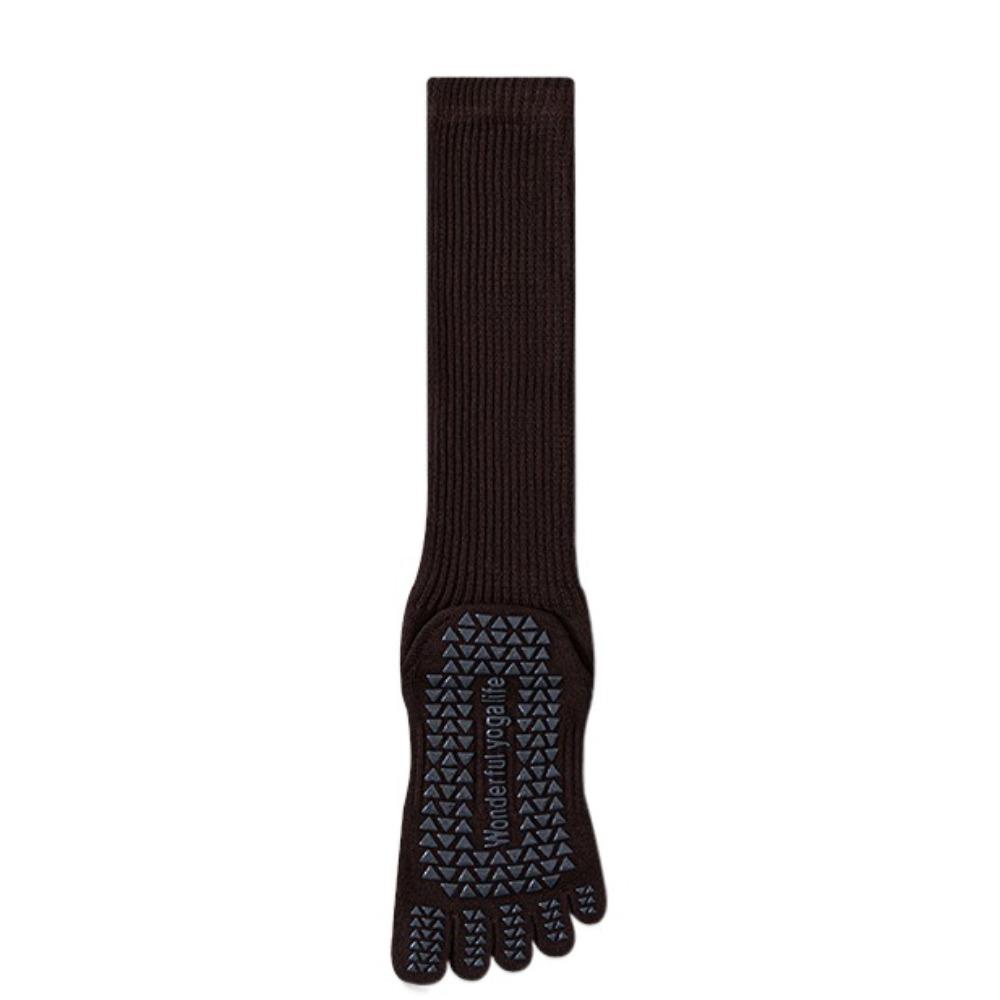 Separate Fingers Women Yoga Socks Silicone Anti-slip Sport Pilates Socks Sports Toe Socks Dance