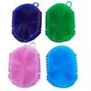 1Pcs Silicone Bath Scrubber Soft Body Bath Brush Exfoliating Glove Massage Scrub