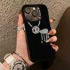 Чехол Drak-K для iPhone 17,16,15,14,13,12,11 Plus,Pro Max,XS, Цветной Серебристый Черный Чехол