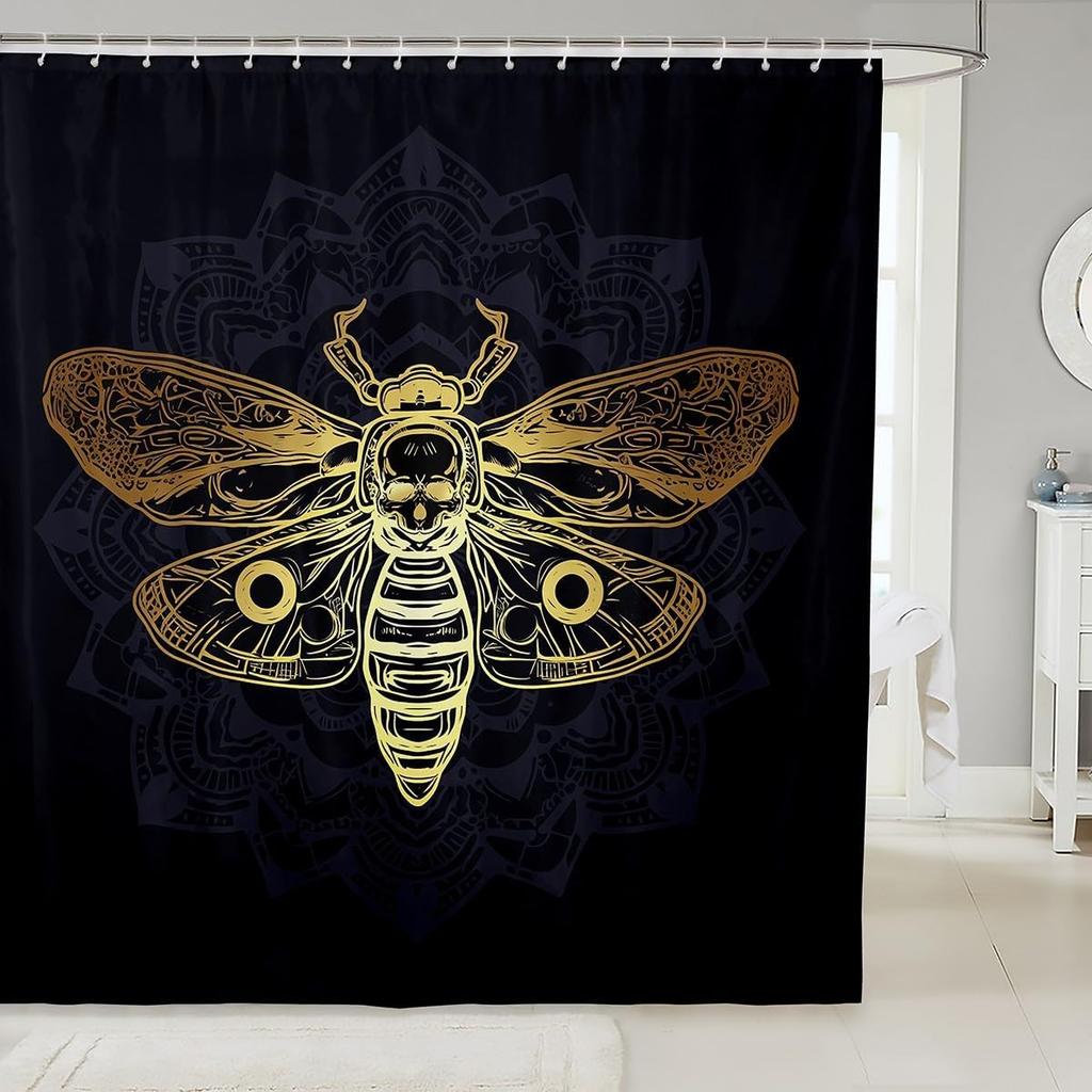 Детская милая шторка для душа с суши для мальчиков и девочек, в японском стиле, кавайный декор, занавеска для ванной - розовая мультяшная с сердечками, водонепроницаемая ткань