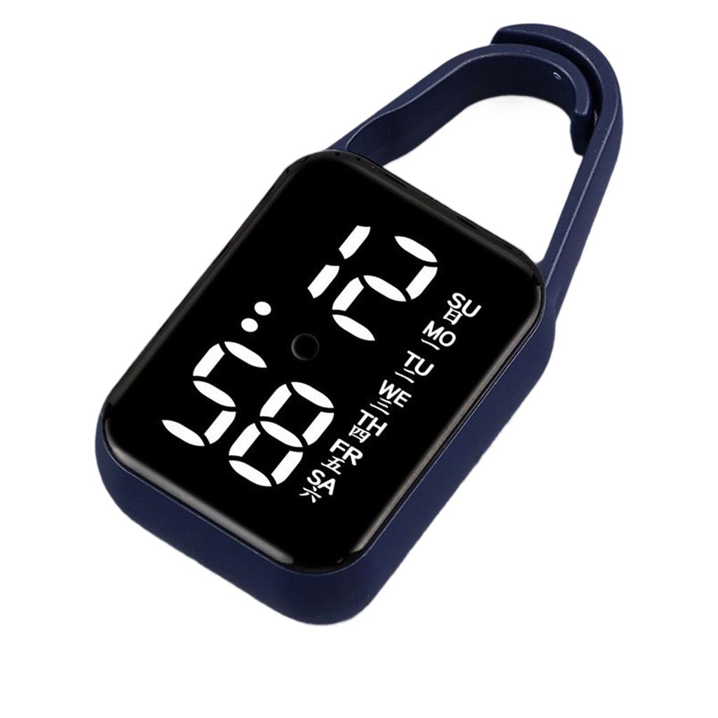 Ночник Брелок Сенсорные Цифровые Часы для Детей Школьников Брелок Карманные Часы Светодиодные Электронные Подвесные Часы