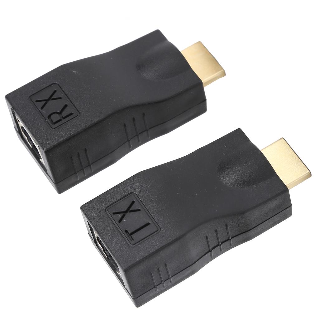 Адаптер-удлинитель интерфейса мультимедиа высокой четкости к RJ45, сетевой разъем Cat5e Cat6