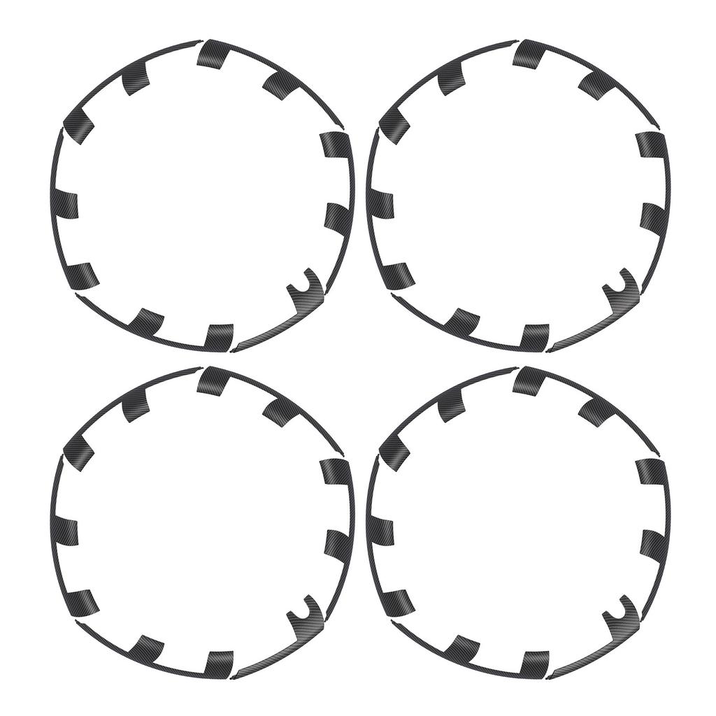 21 Inch Wheel Rim Protector Guard Scratch Resistant Hubcap Rim Patch Replacement for Performance