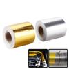 Gold Aluminum Foil Tape Heat Insulation Tin Foil Paper High Temperature Resistant Aluminum Foil Fiber Cloth Suitable for Exhaust Pipes Range Hoods