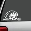 ПВХ Peep Skeleton Автомобильная наклейка Хэллоуин Окна Хэллоуин Виниловые наклейки Автомобиль Транспортное средство