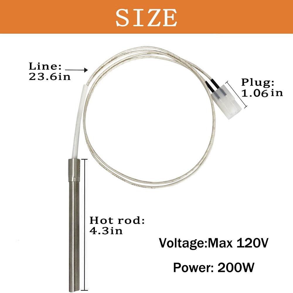 2 шт. Комплект поджигателей Hot Rod для гриля на древесных пеллетах Pit Boss