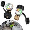 Leak Detector QCC1/Type 1 Connection Gas Pressure Meter Propane Pressure Gauge for RV Camper Cylinder BBQ Gas Grill Heater