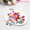 10Pcs Cute Colorful Flower Small Hair Claws Lovely Hair Decorate Claw Clips Kids Sweet Cartoon Hair Accessories Headwear Gift