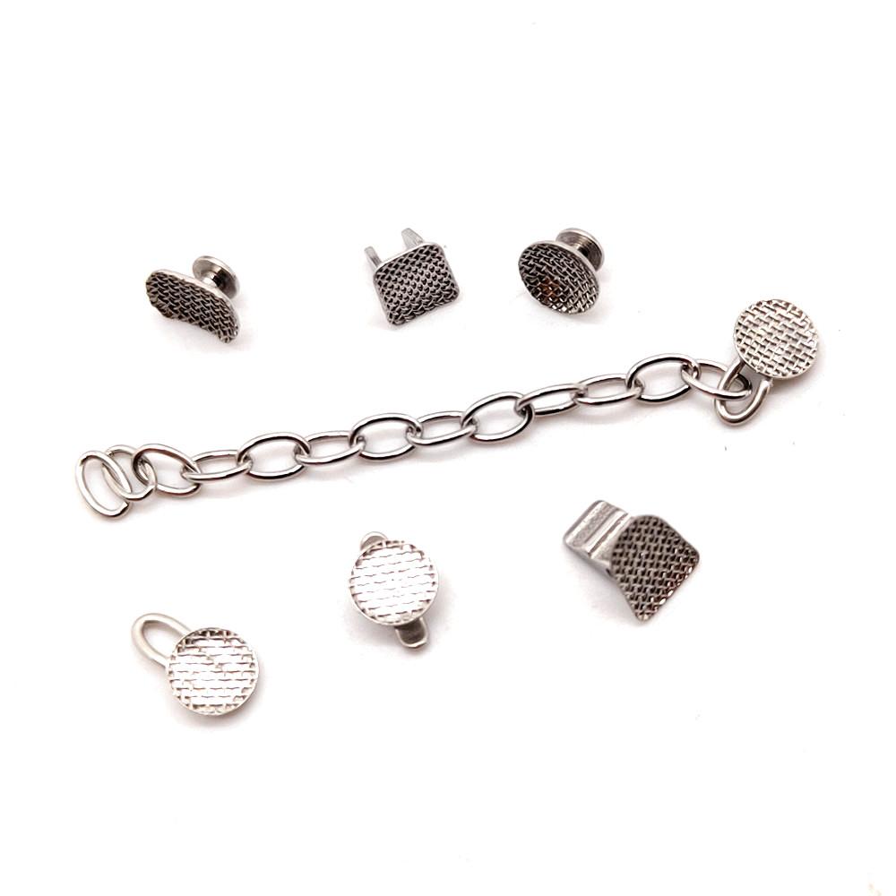 Ортодонтическая лингвальная кнопка, сетчатая основа, стоматологический прикус, турбос укротитель языка, кнопка коррекции привычек, ортодонтические материалы