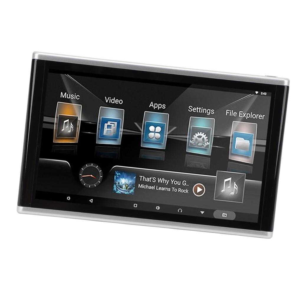 4K 10,1-дюймовый планшет-монитор для подголовника для заднего сиденья, IPS сенсорный экран для Android 11, ТВ-мониторы для заднего сиденья для автомобиля