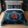 Дизайн Manchester United Постельное белье 1 пододеяльник + 2 наволочки Мягкое дышащее домашнее постельное белье
