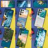 Летние пляжные волны Чехол для телефона Для Samsung Galaxy S25 S24 Ultra S9 S10 S20 S21 S22 S23 Plus S24 FE Задняя крышка