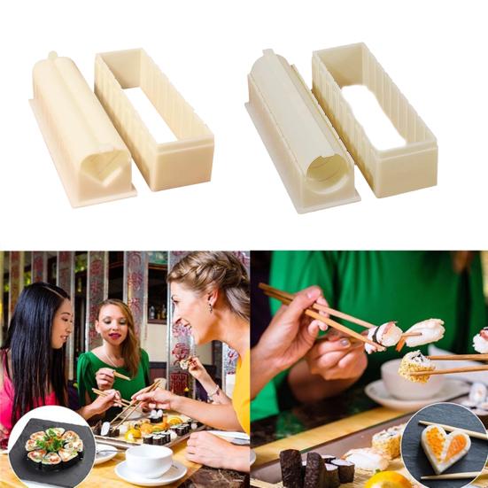 1 комплект, прочная удобная форма для приготовления суши, универсальный инструмент для приготовления суши «сделай сам», наборы форм для суши для домашней кухни