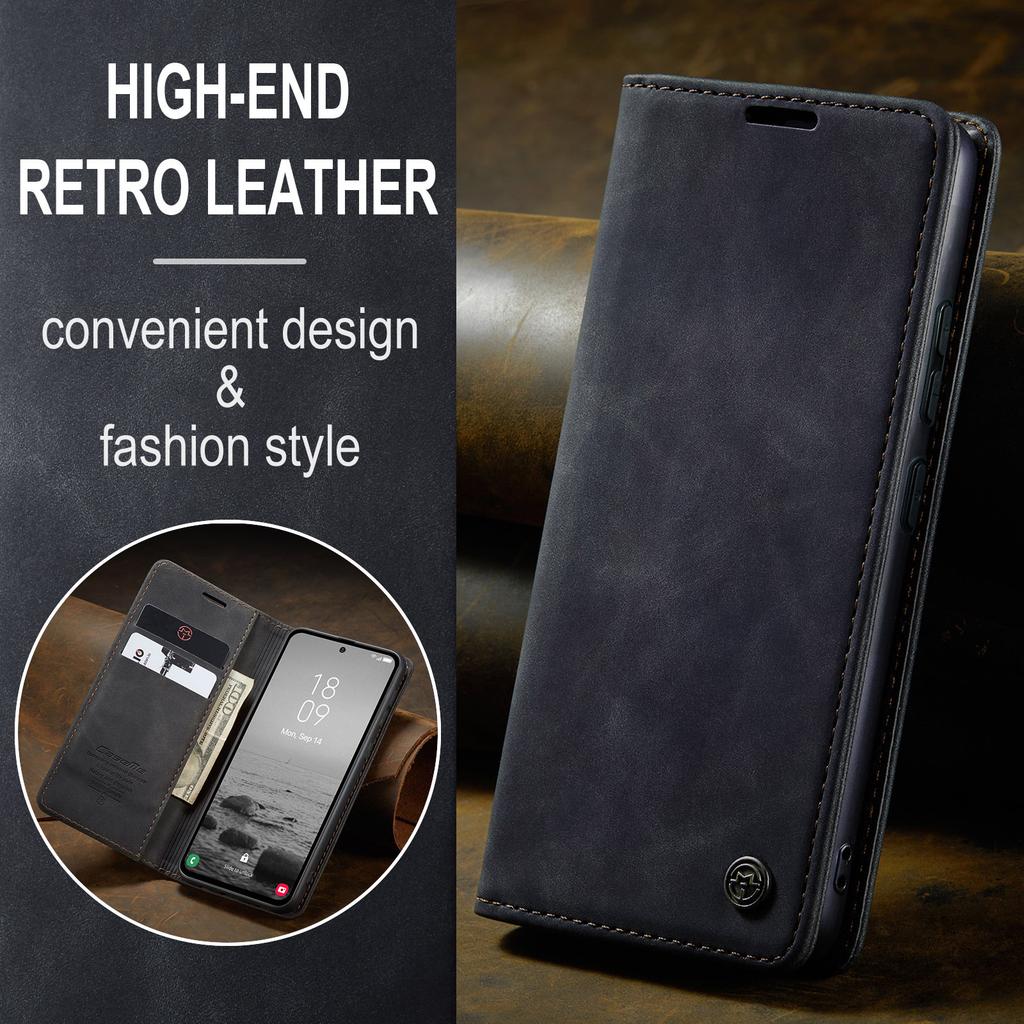 Suitable for Samsung A14 phone case, A13 card slot phone leather case, Galaxy A14 anti-drop magnetic protective case