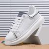 McQueen Little White Shoes Women's 2025 Spring New Platform Sports Dad Shoes Ins Casual Versatile Couple Men's and Women's Shoes