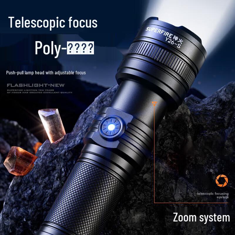 SupFire Y26-S LED Zoomable Flashlight