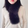 Fox Hair Scarf Women's Winter Double-sided Scarf Korean Version Long Thickened Cross Neck Cover Imitation Fur Rabbit Fur Scarf