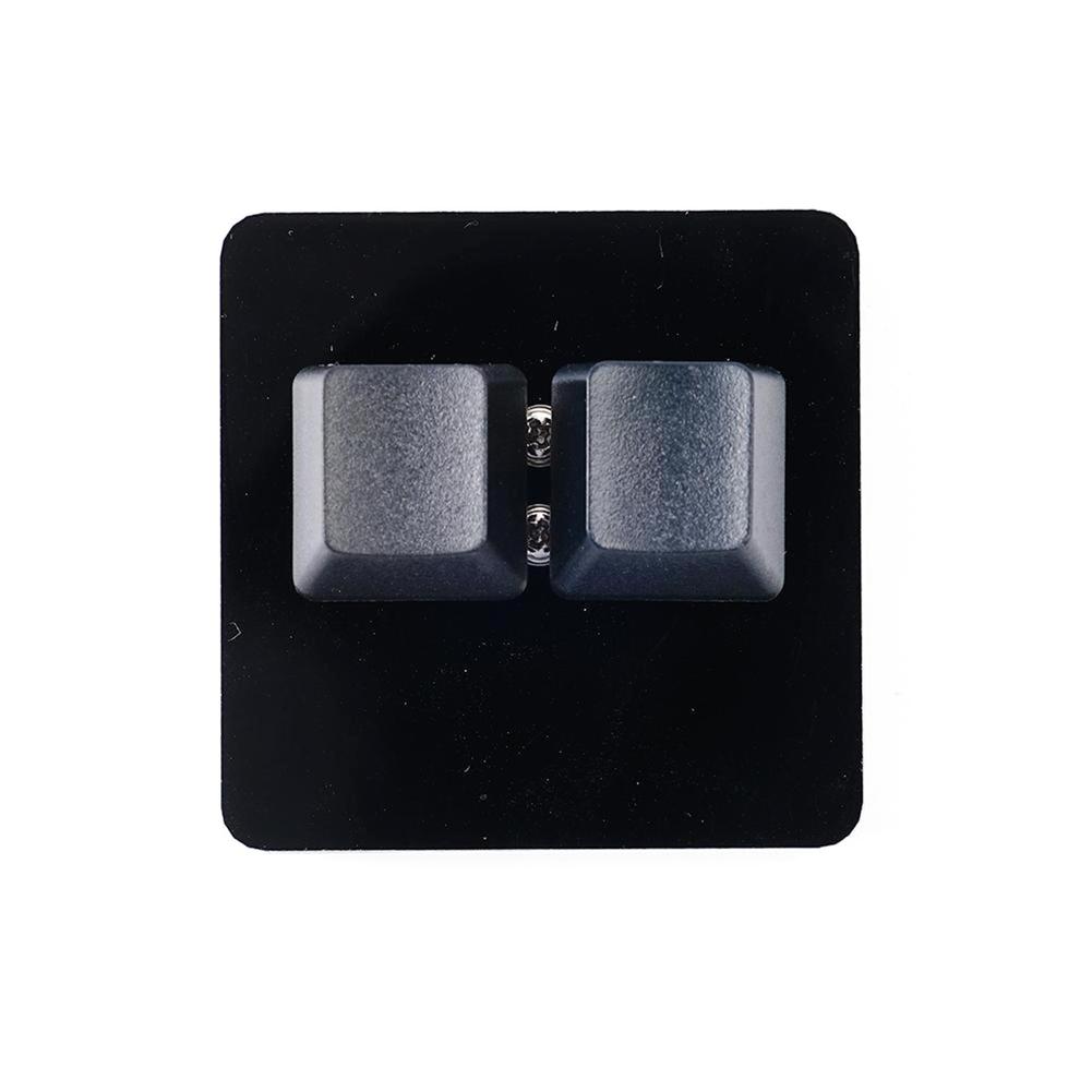 Черная мини-клавиатура с 2 клавишами Красный/Серебристый OSU Программируемая USB Для ПК Пользовательская клавиатура Клавиатура B5W5