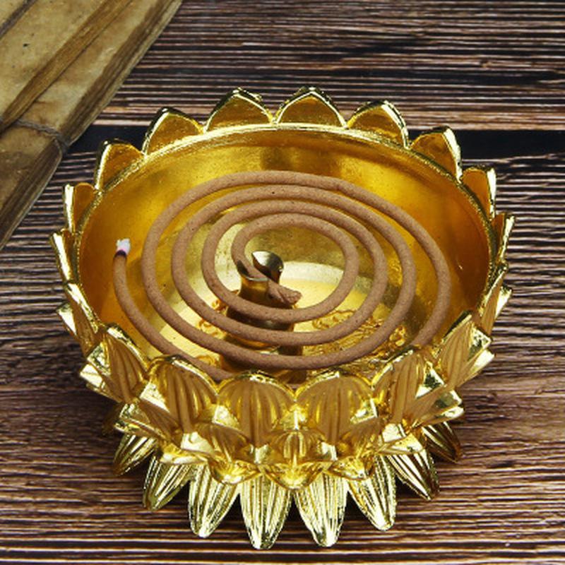 Сплав Лотос Подставка для благовоний Бронзовая подставка для аромапалочек Металлическое изделие Ручная работа Цензор Офисный Домашний декор