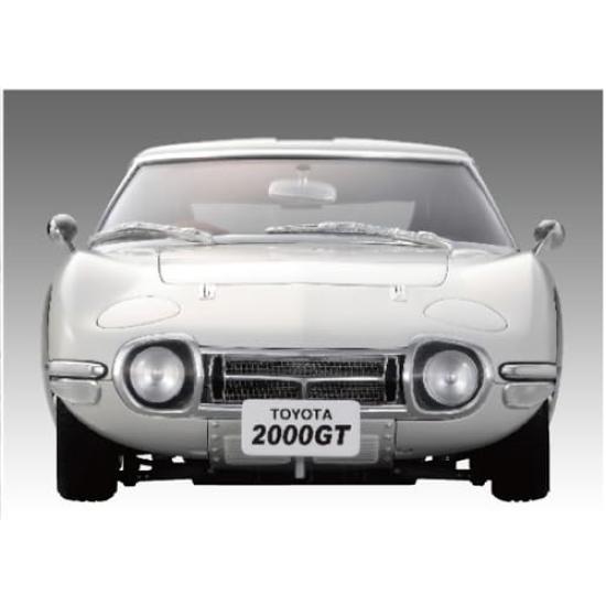Масштабная модель DeAgostini Toyota 2000GT 417 мм и сборочный комплект из АБС-пластика 1/10 прибл.. литой