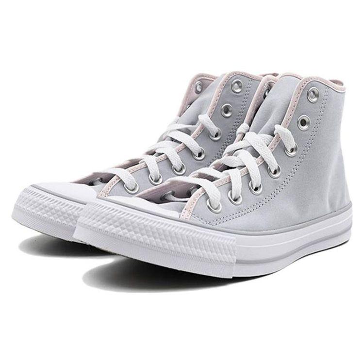 Converse Chuck Taylor All Star Classic Comfortable Casual Durable High-Top Canvas Shoes Women Sneakers Gray Pink A00890C