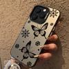 Чехол с узором бабочки для iPhone 16 15 14 13 12 11 Pro Max Чехол для iPhone 16 Pro Max Funda Coque Бампер Оболочка 15 14 Чехол