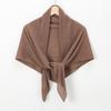 New Hot-selling Chiffon Crumpled Square Scarf, Solid Color Fashionable Pleated Shawl Bag Head Multi-purpose Yarn Scarf