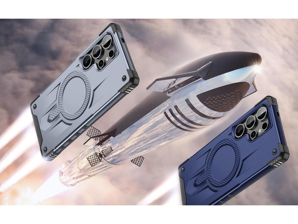 Чехол для телефона Samsung S25 Ultra Starship - Магнитный, Подушка безопасности по углам, Защита от падений