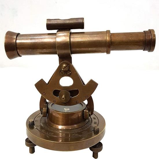 Телескоп Компас Геодезический Теодолит Морской Дом, Офис Стол Декор Топографический Транзитный Телескоп Инструмент Компас