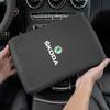 ADV1 Car Armrest Box Pad Suede Handrail Increase Height Mat For Skoda Octavia A5 Mk3 Fabia Kamiq Kodiaq Karoq Rapid Yeti Superb Scala