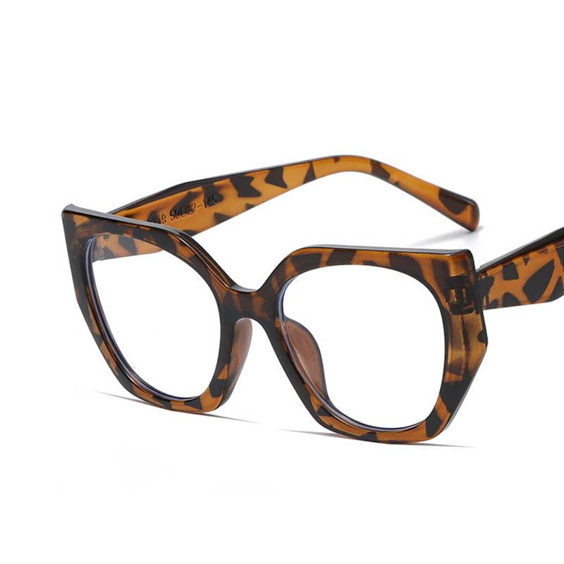 Trendy Women's Black Frame Cat Eye Eyeglasses with Square Frame and Prescription Option -0.5 -1.0 -2.0 -3.0 -4.0 to -6.0