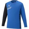 Training Wear Long Sleeve UPF Slim Peace Blue X Size S N-XT T-Shirt, 15, Fit, 32JA2740, Black,