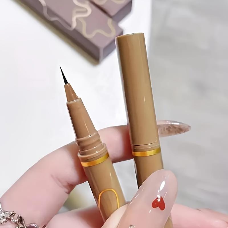 Водостойкая жидкая подводка для глаз Precision, черная, быстросохнущая, не размазывается, устойчива к поту, тонкая, стойкая, карандаш для глаз