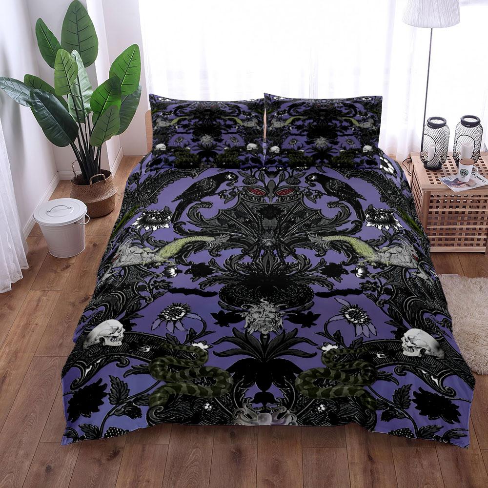 Horrible Halloween Moon Duvet Cover Set Eu Single Double King Us Twin Full Queen Size Bed Linen Set
