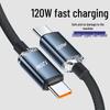 Jingyao 120W Dual Type-C Fast Charging Cable for Apple, Huawei, Laptop, and Car