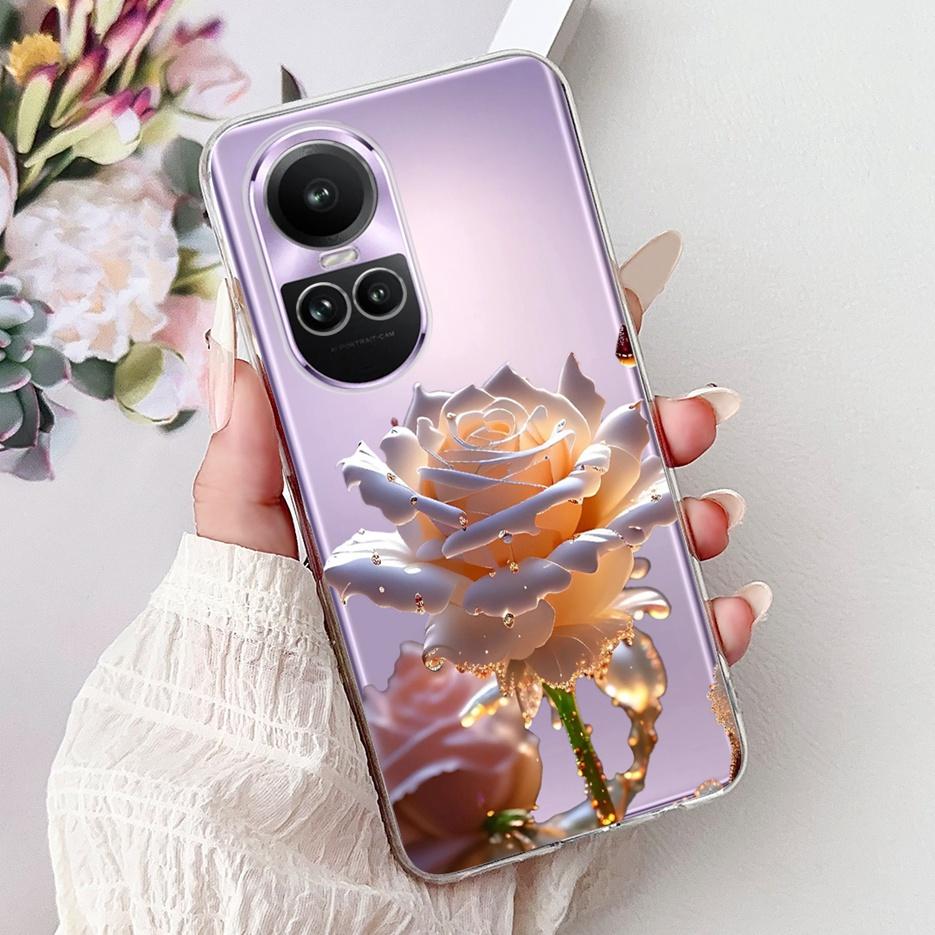 Чехол для Oppo Reno 10 5G CPH2531 Роскошный Модный Расписной Чехол Мягкий Тонкий Чехол для Телефона Для Oppo Reno 10 Pro Plus Reno10 Pro+ 5G Сумки