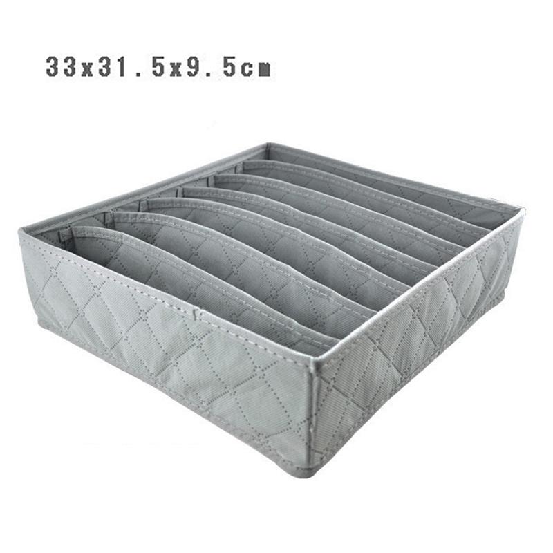 3Pcs Storage Drawer Organiser Storage Box Tidy Socks Bra Ties Draw Divider Underwear Box