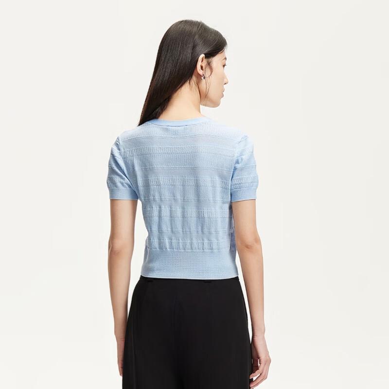 VEROMODA Women's V-Neck Ribbed Knit Cardigan