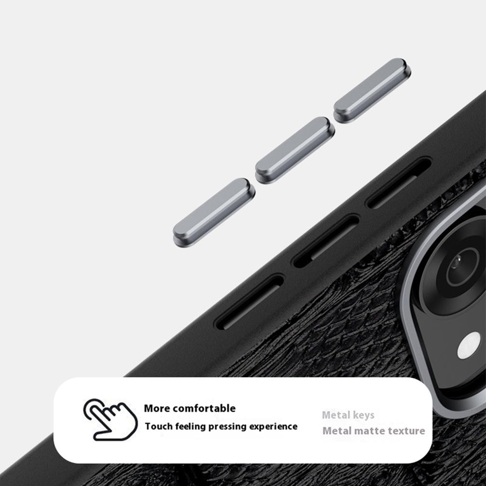 ABEEL For Oppo Reno14 5G (Global) Case Compatible with MagSafe Beast Texture Micro-Embossing Back Cover