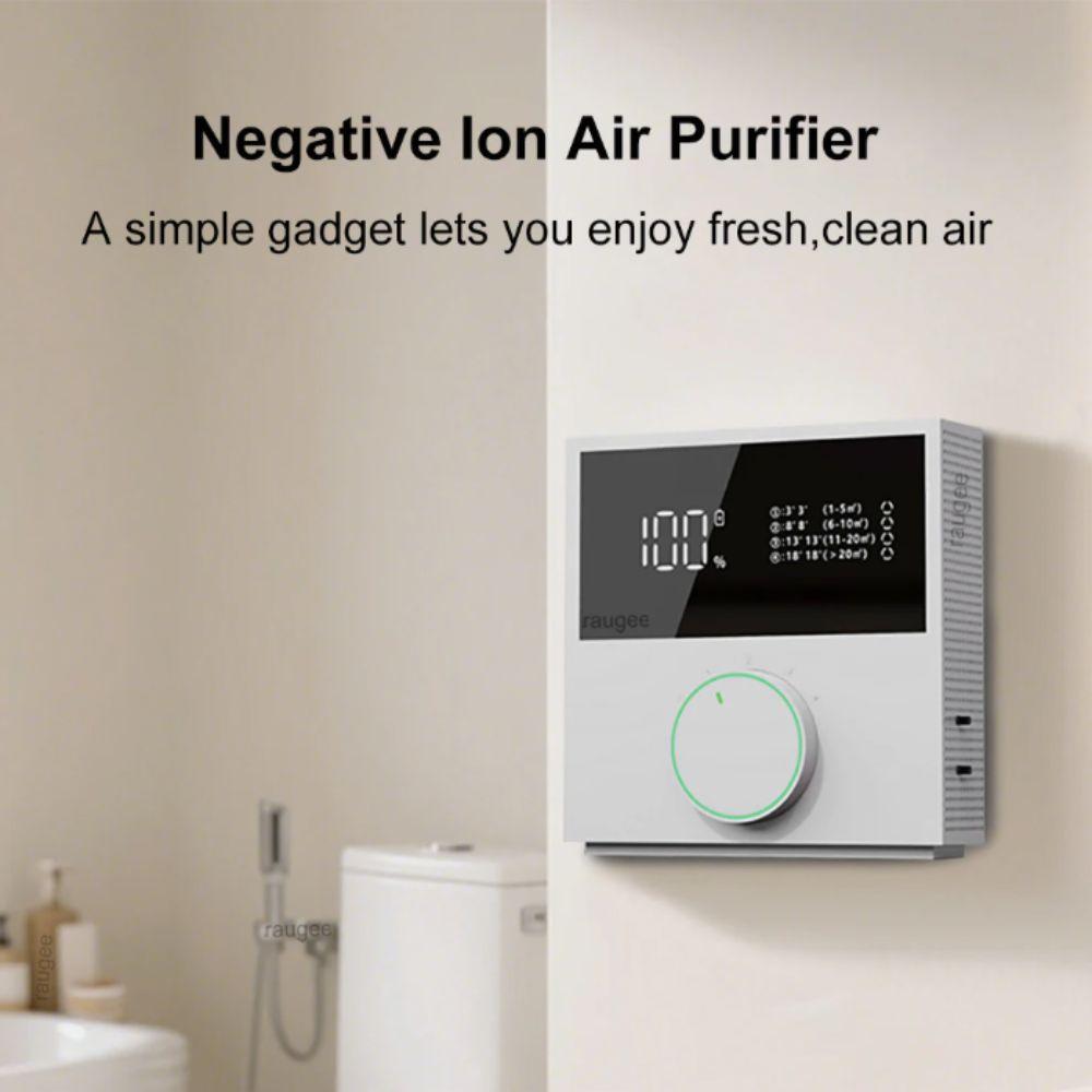 Mini Odor Eliminator USB Rechargeable Negative Ion Generator Smart Air Freshener  Bedroom