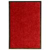 VidaXL Washable Doormat Red 40x60 Cm