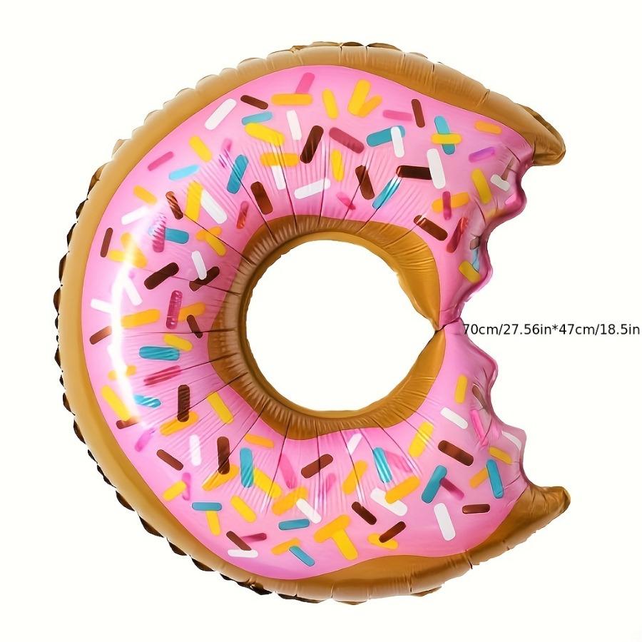 Розовый пончик из алюминиевого воздушного шара, украшение для вечеринки, подходит для детей и девочек, вечеринка по случаю дня рождения. Добро пожаловать, детская вечеринка.