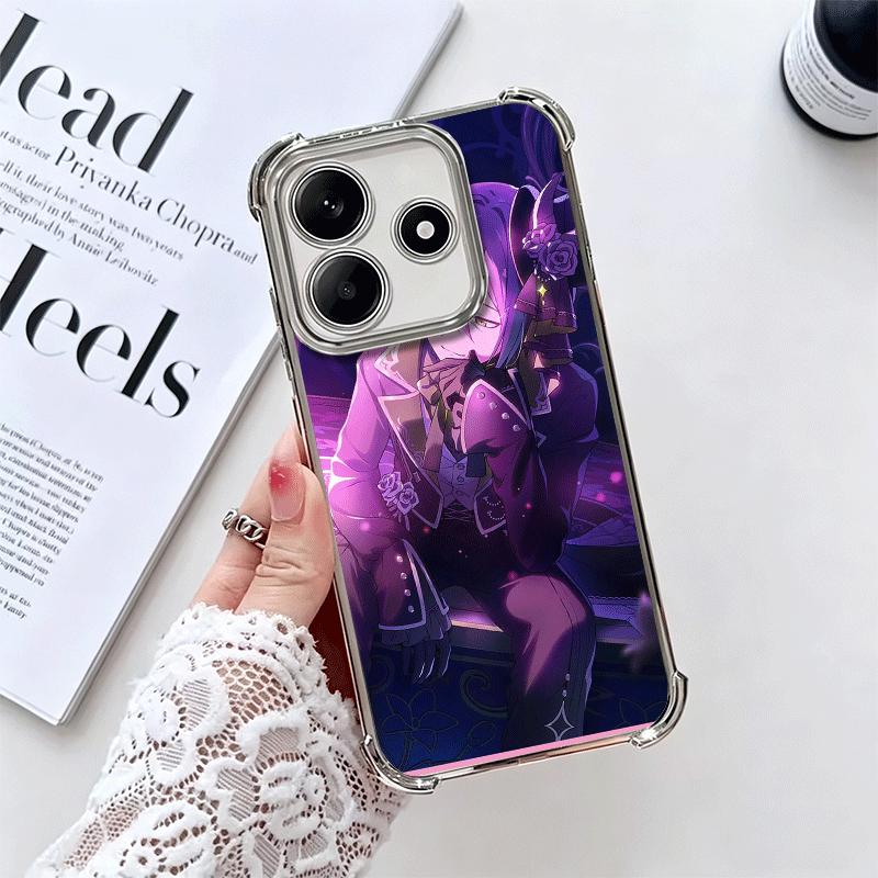 Камисиро Руи Музыкальная игра Мягкий чехол для телефона Для Xiaomi Redmi Note 14 15 Pro Plus 13 12 11S 11T 5G 10 9S 9 Покрытие Защита от падения Fundas
