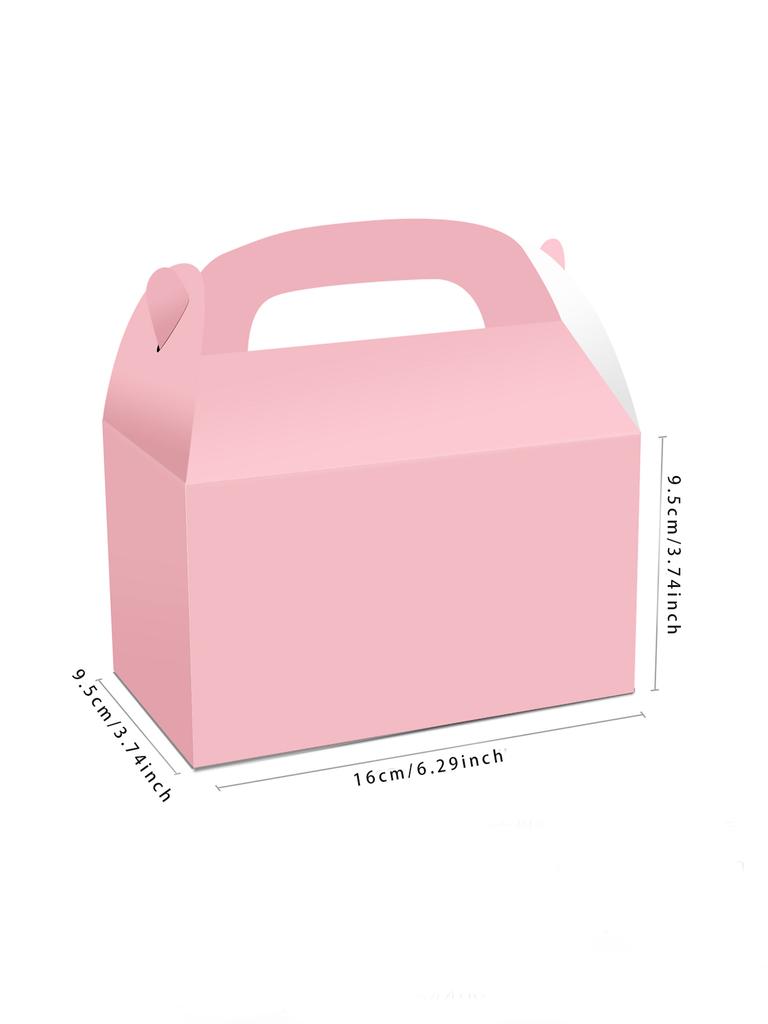 10 шт. Новая Портативная Подарочная Коробка Свадьба День Рождения Детская Вечеринка Подарочная Упаковка Креативная Коробка Для Ланча Конфеты Шоколадный Торт Подарочная Коробка