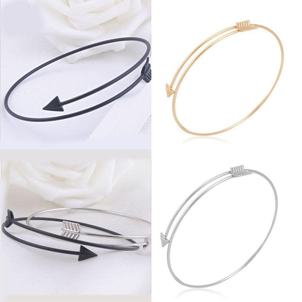 2 шт. Женский готический регулируемый открытый браслет-манжета Стрела Наплечная манжета
