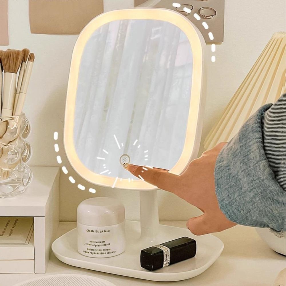 Light Up Your Beauty LED Cosmetic Mirror with Dimmable Smart HD Table Mirrors  Girl Birthday Gift