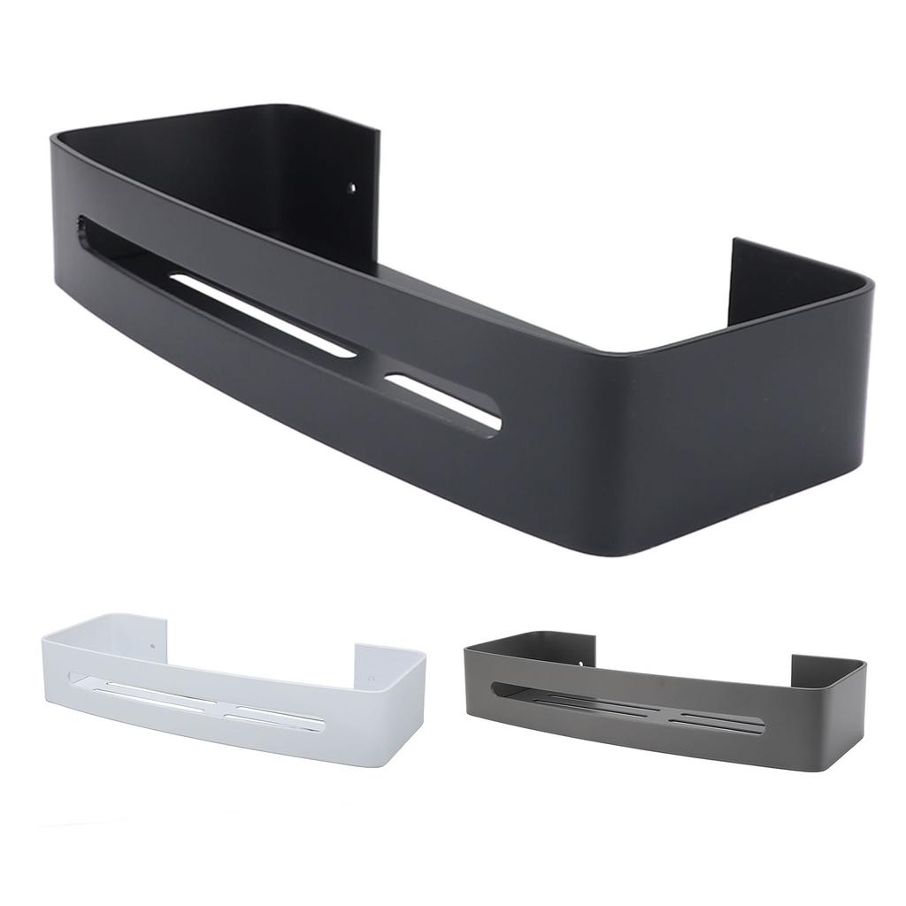 Настенное крепление Полка для ванной комнаты Душевая ванна Однослойная алюминиевая плавающая настенная полка для ванной комнаты