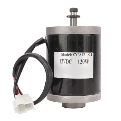 12V 120W Brushed Motor High Speed Small Brushed Motor with Belt Pulley for Electric Scooters